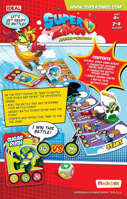 John Adams 10748 SuperZings Battle Game, multicolor