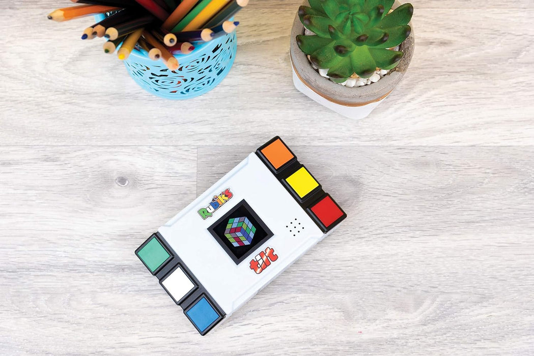 IDEAL | Rubik's Tilt Electronic Game: Twist, Turn, Learn | Brainteaser Puzzles | Ages 8+