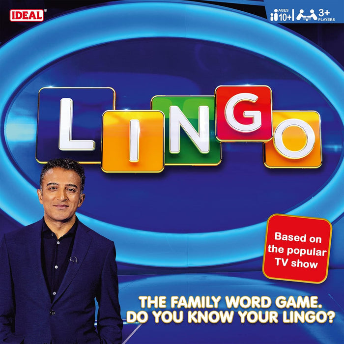 IDEAL | Lingo: The family word game, do you know your Lingo?| Family TV Show Board Game | For 3+ Players | Ages 10+