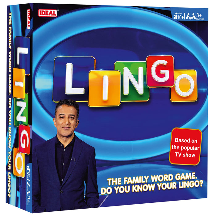 IDEAL | Lingo: The family word game, do you know your Lingo?| Family TV Show Board Game | For 3+ Players | Ages 10+