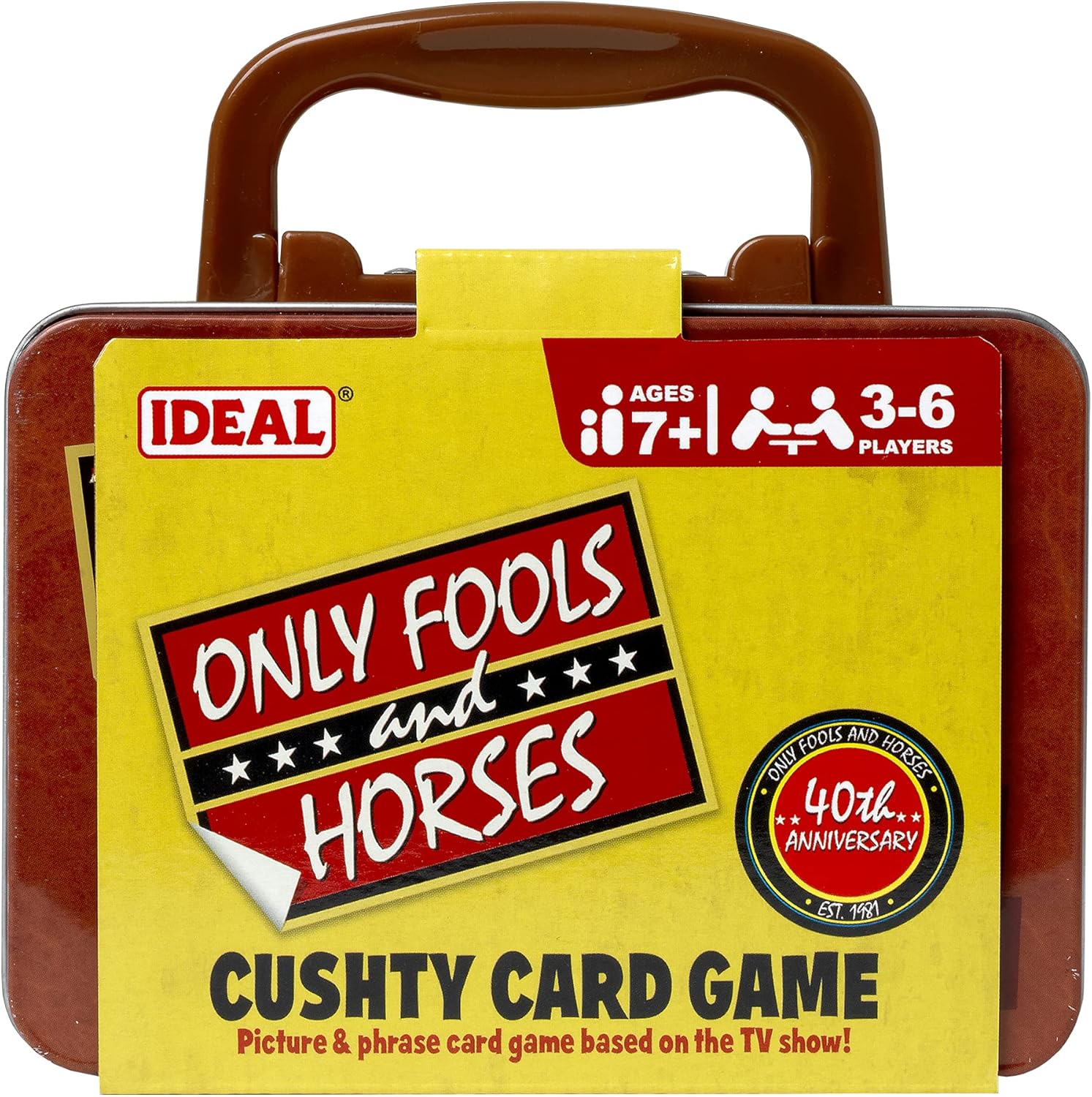 IDEAL | Only Fools and Horses Cushty Card Game: Picture & phrase card game based on the TV show! | Family TV Show Game| For 3-6 Players | Ages 8+