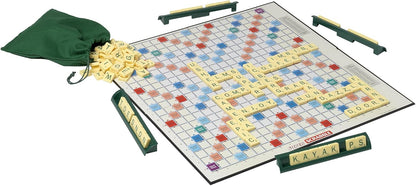 Super Scrabble: Twice as Many Tiles and a Giant-Sized Board, Classic Games, For 2-4 Players, Ages 10+