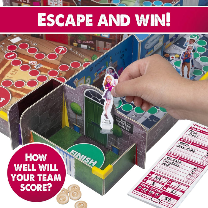 IDEAL | Race to Escape: The 3D replayable Escape Room board game! | Family Games | For 1-6 Players | Ages 8+