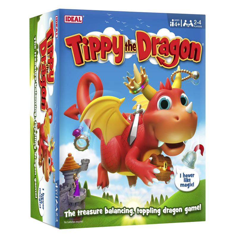 IDEAL | Tippy the Dragon: The treasure balancing, toppling dragon game! | Kids Games | For 2-4 Players | Ages 4+