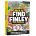 IDEAL | Race Find Finley Theme Park Edition: Gather clues, search the map. How fast will your team find Finley? | Family Games | 2+ Players | Ages 7+