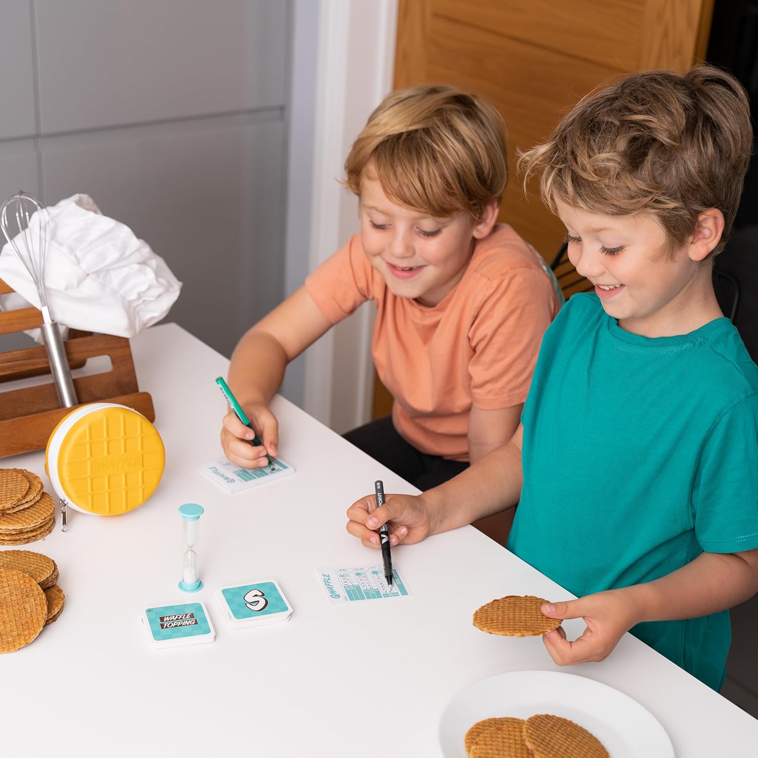 Ideal | Qwaffle: The tasty game of words and letters | Family Word Games | 2+ Players | Ages 8+