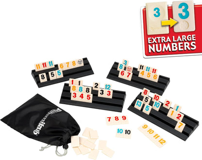 Rummikub IDEAL XXL: The Board Game from IDEAL | Family Games | 2-4 Players | Ages 8+