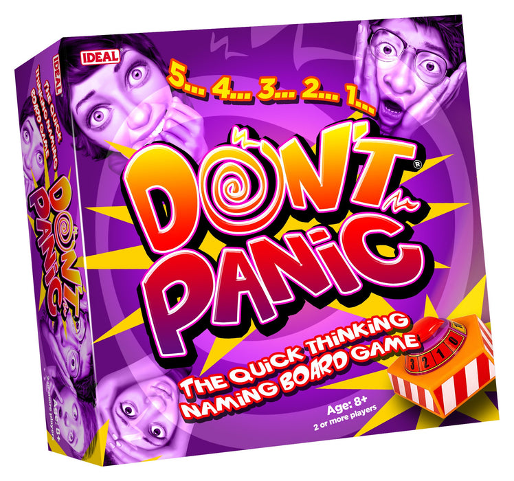 IDEAL | Don't Panic: The quick thinking naming board game! | Family Games | For 2+ Players | Ages 8+