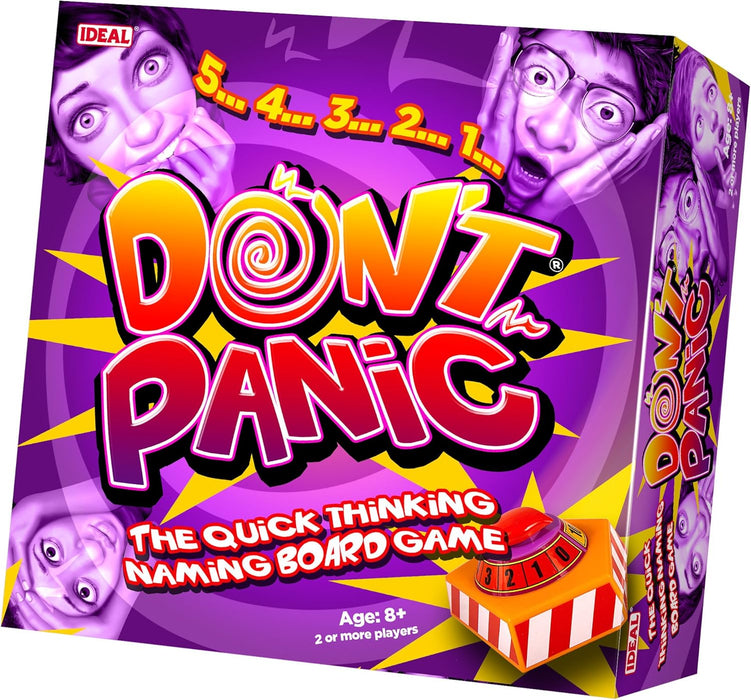 IDEAL | Don't Panic: The quick thinking naming board game! | Family Games | For 2+ Players | Ages 8+