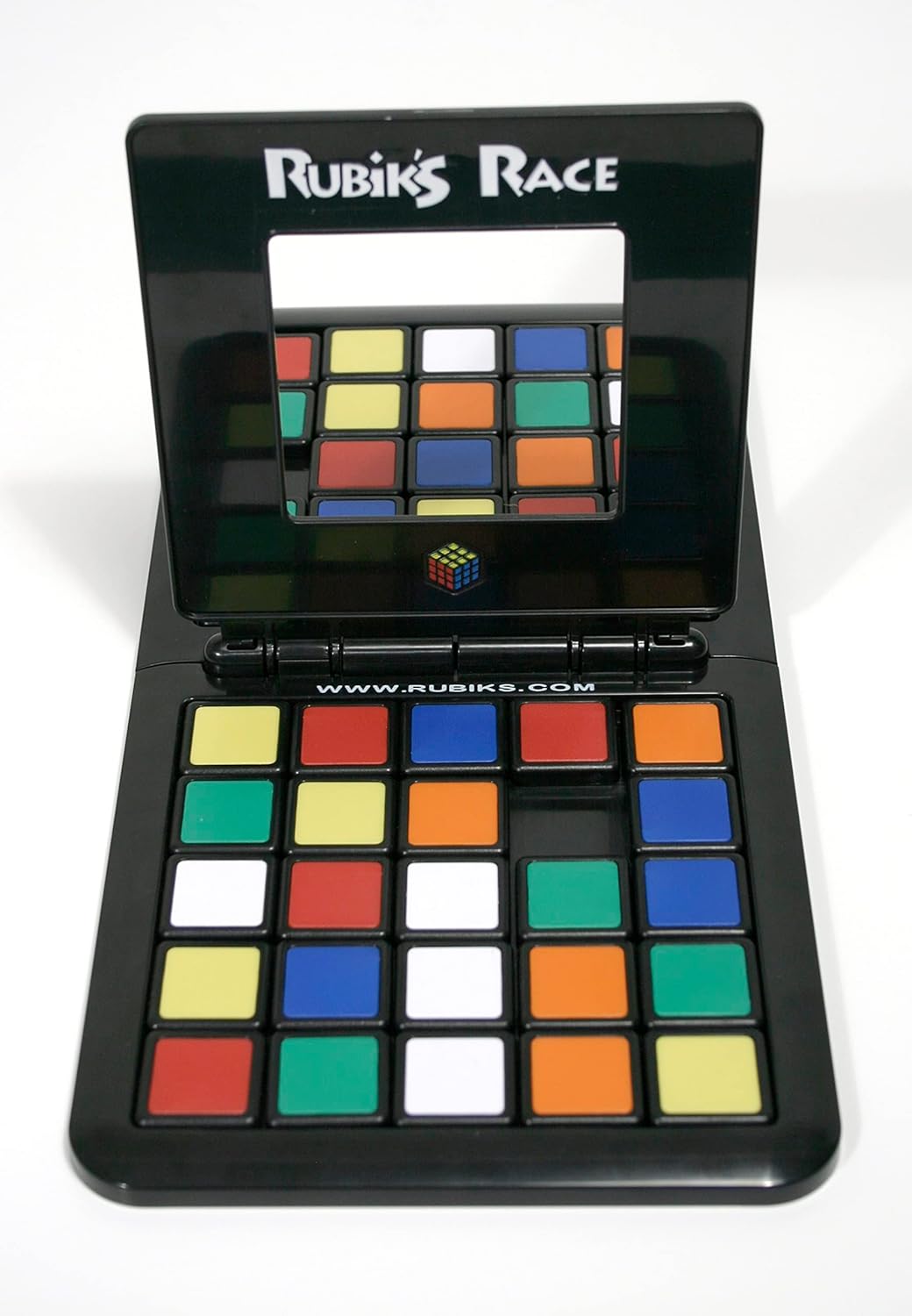 IDEAL | Rubik's Race game: The ultimate 2 player Rubik's Challenge! | Two player Family Games | For 2 Players | Ages 7+