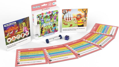 BrainBox Pocket The Body | Fun & Educational Travel Card Game | Ages 6+ | 1+ Players | 10 Minutes Playing Time