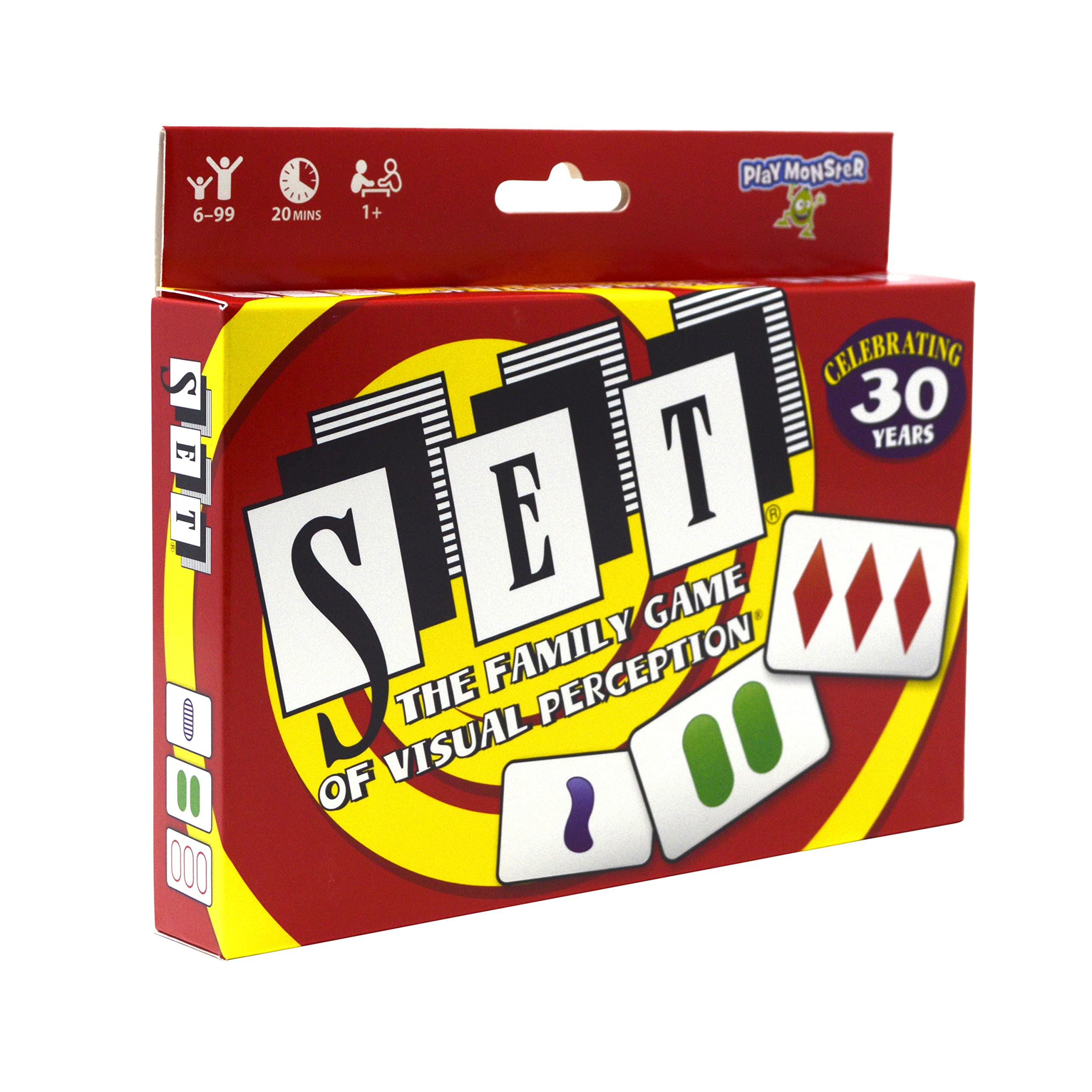PlayMonster SET Enterprises SET - The Family Card Game of Visual Perception - Race to Find The Matches, For Ages 8+, 81 Cards, Rules included