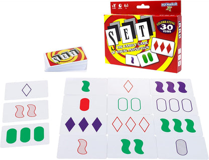 PlayMonster SET Enterprises SET - The Family Card Game of Visual Perception - Race to Find The Matches, For Ages 8+, 81 Cards, Rules included