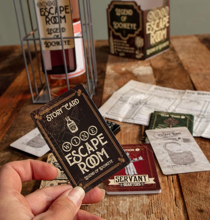 Boxer Gifts Wine Escape Room Game-Bottle Puzzle Box For Adults-Unusual Fun Gifts For Men & Women-Unique