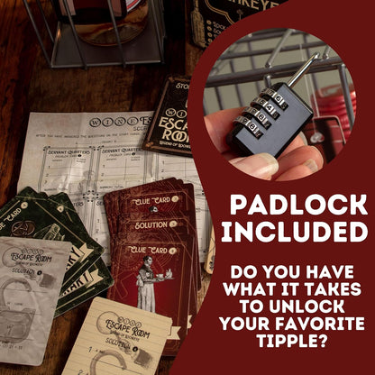 Boxer Gifts Wine Escape Room Game-Bottle Puzzle Box For Adults-Unusual Fun Gifts For Men & Women-Unique