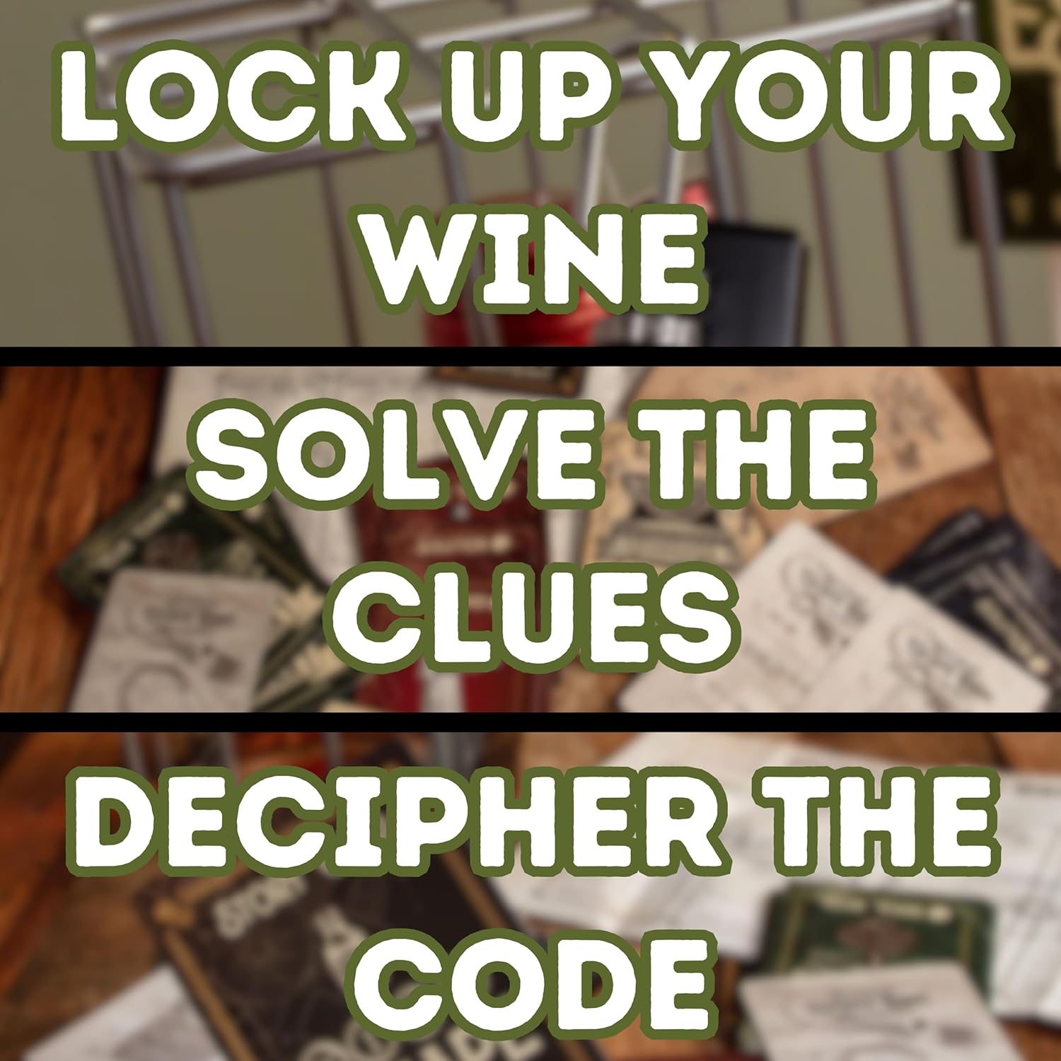 Boxer Gifts Wine Escape Room Game-Bottle Puzzle Box For Adults-Unusual Fun Gifts For Men & Women-Unique