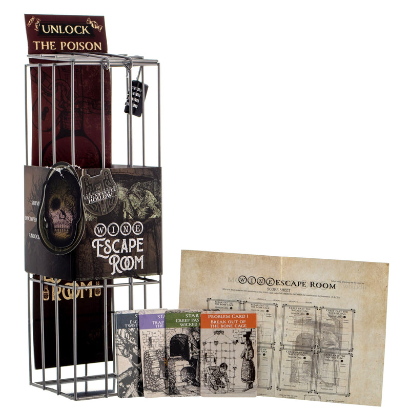 Boxer Gifts Sugarskull Hollow Wine Room | Escape To Unlock Puzzle Game Gift For Friends