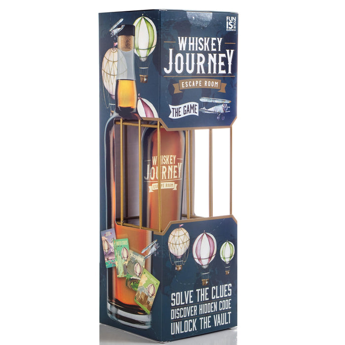 Boxer Gifts Whiskey Escape Room Game For Adults - Unlock The Cage - BOTTLE NOT INCLUDED | Fun Brain Teaser Puzzle For Adults | Whisky Gifts For Men On Birthdays Or Christmas & Unusual Presents For Dad