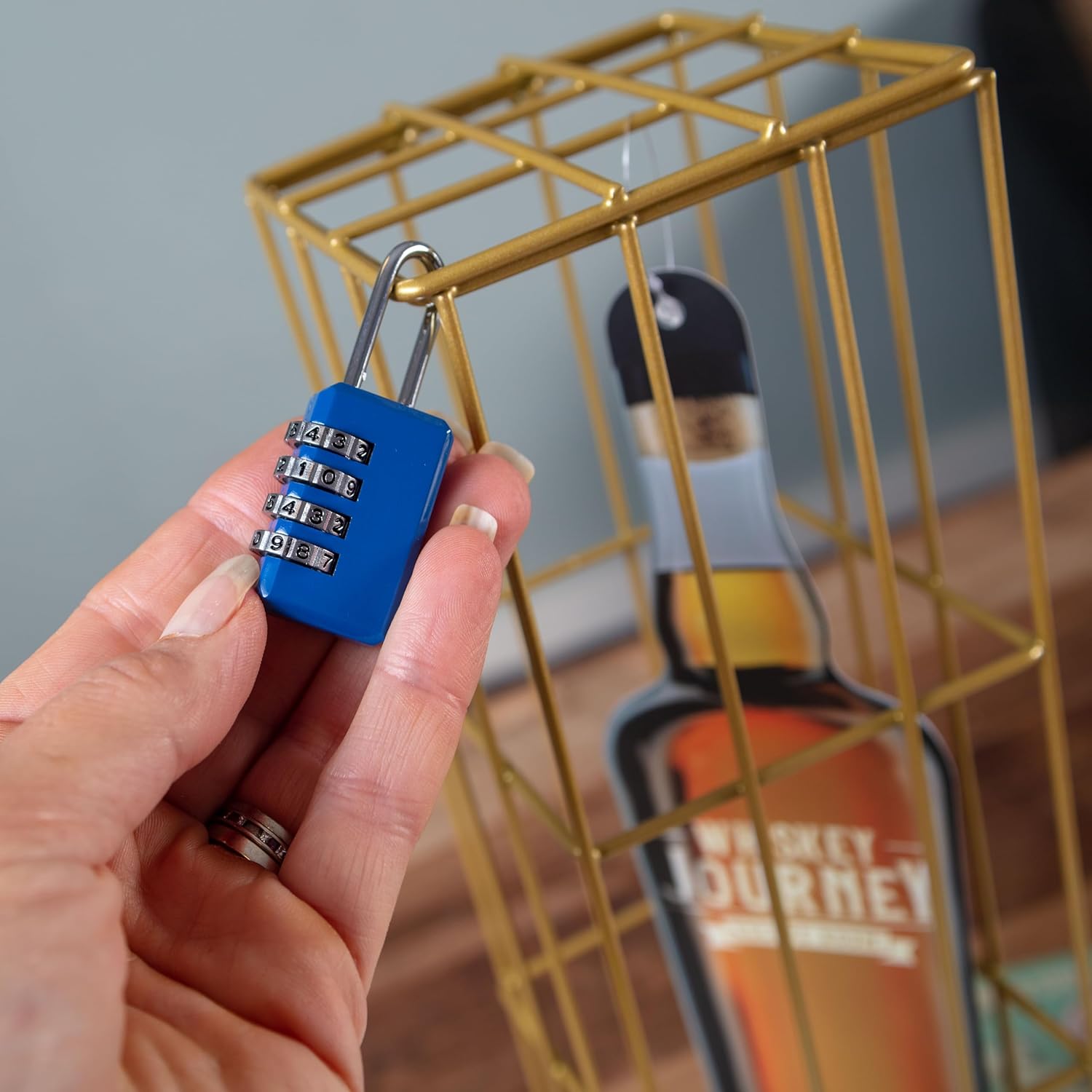 Boxer Gifts Whiskey Escape Room Game For Adults - Unlock The Cage - BOTTLE NOT INCLUDED | Fun Brain Teaser Puzzle For Adults | Whisky Gifts For Men On Birthdays Or Christmas & Unusual Presents For Dad