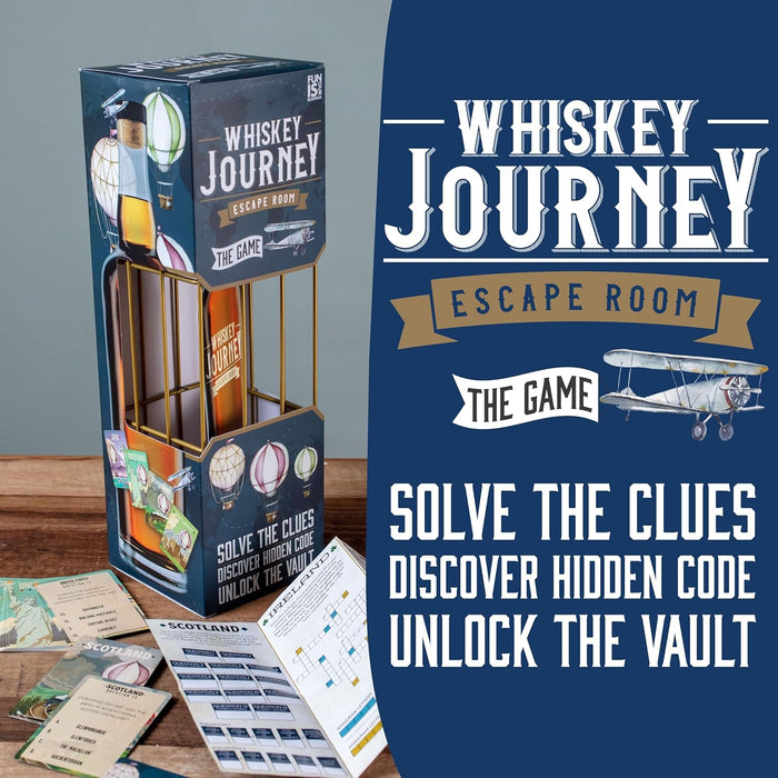 Boxer Gifts Whiskey Escape Room Game For Adults - Unlock The Cage - BOTTLE NOT INCLUDED | Fun Brain Teaser Puzzle For Adults | Whisky Gifts For Men On Birthdays Or Christmas & Unusual Presents For Dad