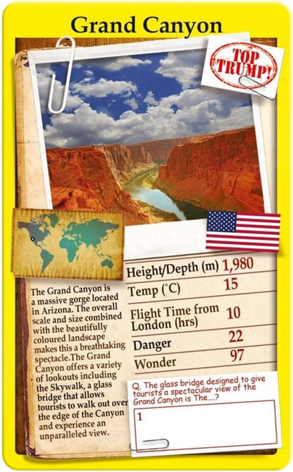 Top Trumps Wonders of the World Card Game