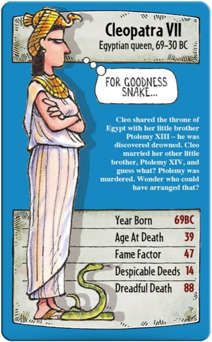 Horrible Histories Top Trumps Card Game