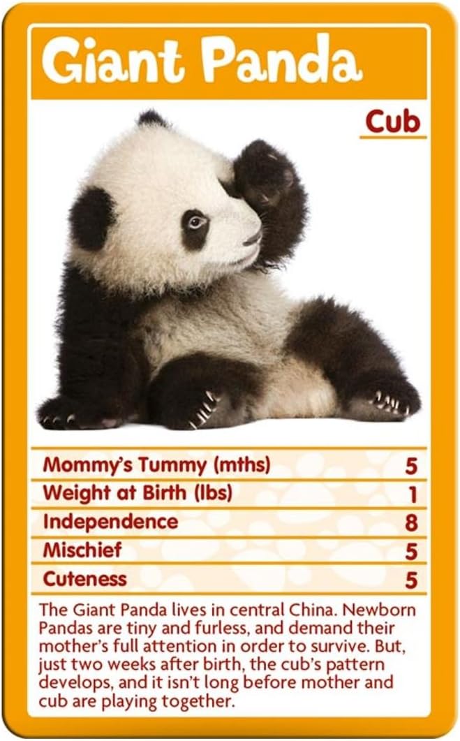 Baby Animals Top Trumps Card Game for 3 years +