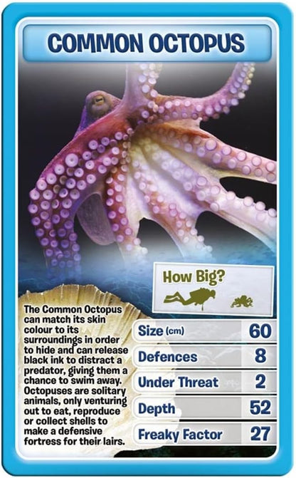 Creatures of the Deep Top Trumps Card Game