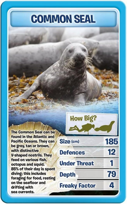 Creatures of the Deep Top Trumps Card Game