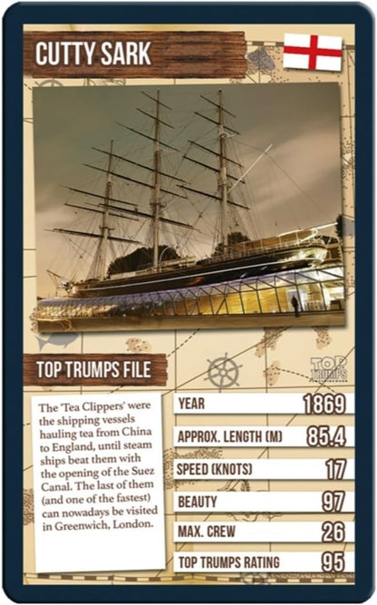 Top Trumps World Famous Ships Card Game
