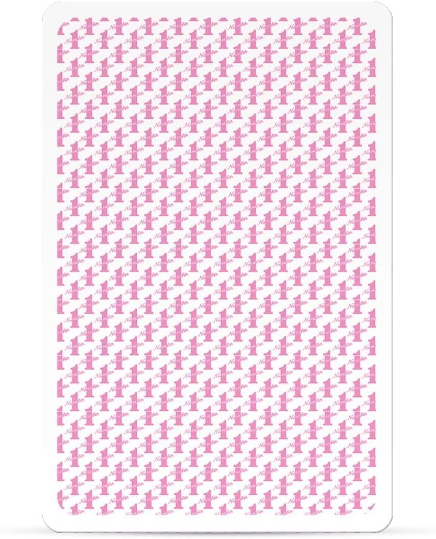 Waddingtons Number 1 Classic Pink Playing Card Game, play your favourite games from snap, poker and blackjack with this stylish deck, travel game, great gift and toy for boys and girls aged 6 plus
