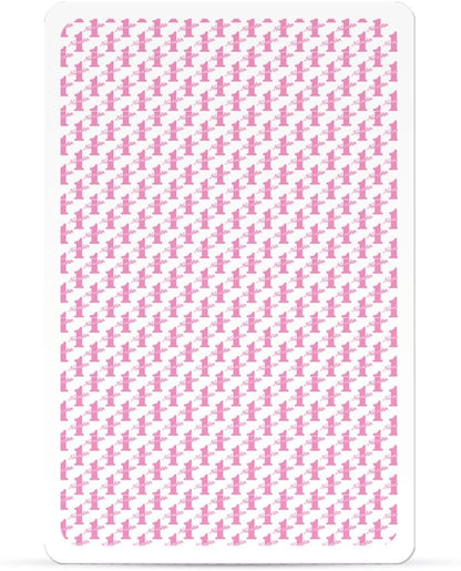 Waddingtons Number 1 Classic Pink Playing Card Game, play your favourite games from snap, poker and blackjack with this stylish deck, travel game, great gift and toy for boys and girls aged 6 plus