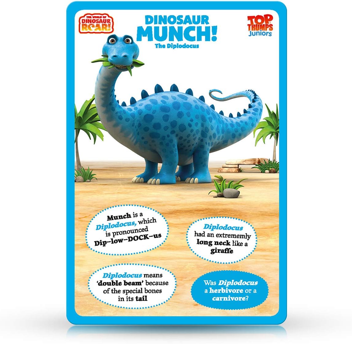 Top Trumps Junior Dinosaur Roar Card Game, play with Dinosaur Honk and Flap, 5 educational games including pairs, observation quiz and spot the difference, gift and toy for boys and girls aged 3 plus