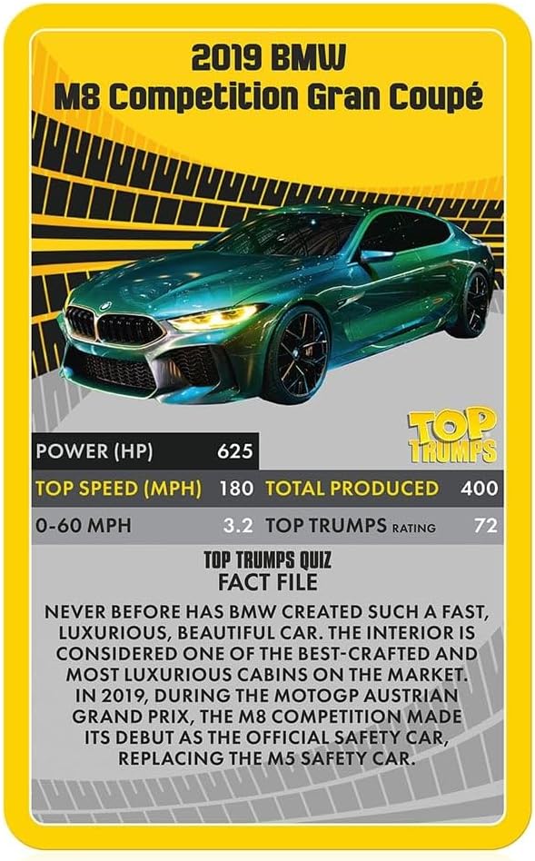 Top Trumps Supercars Classic Card Game, learn facts about the Aston Martin DBS, McLaren Senna and Bugatti Chiron in this educational packed game, gifts and toys for boys and girls aged 6+