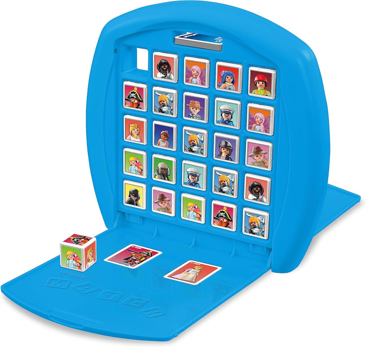 Top Trumps Match Playmobil Board Game, match 5 burglars, pirates, fairies, knights and princesses in a row to win, travel game, gift and toy for Age 4 plus