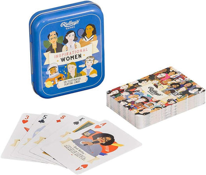 Ridley's Games GME050 Inspirational Women Playing Cards, Multi