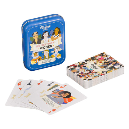 Ridley's Games GME050 Inspirational Women Playing Cards, Multi