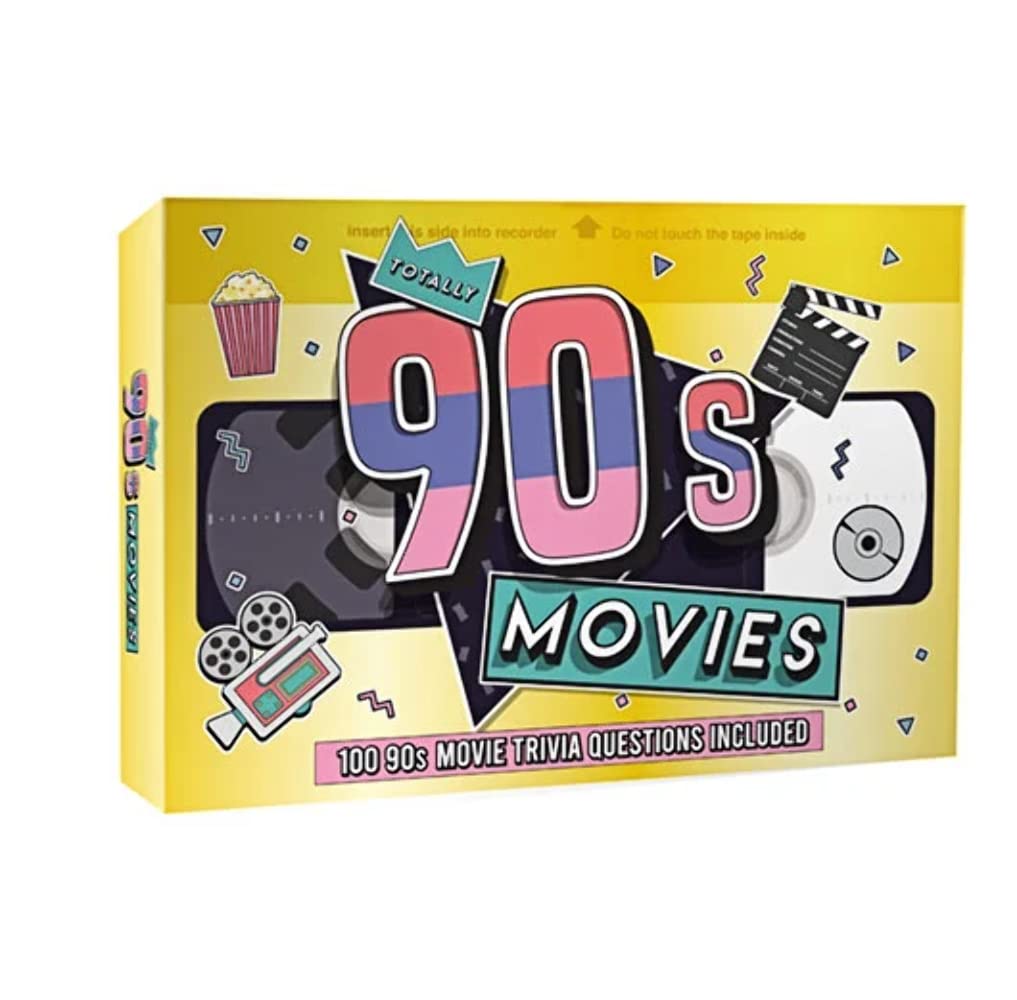 Totally 90s Movie Trivia 100 Cards Questions Game