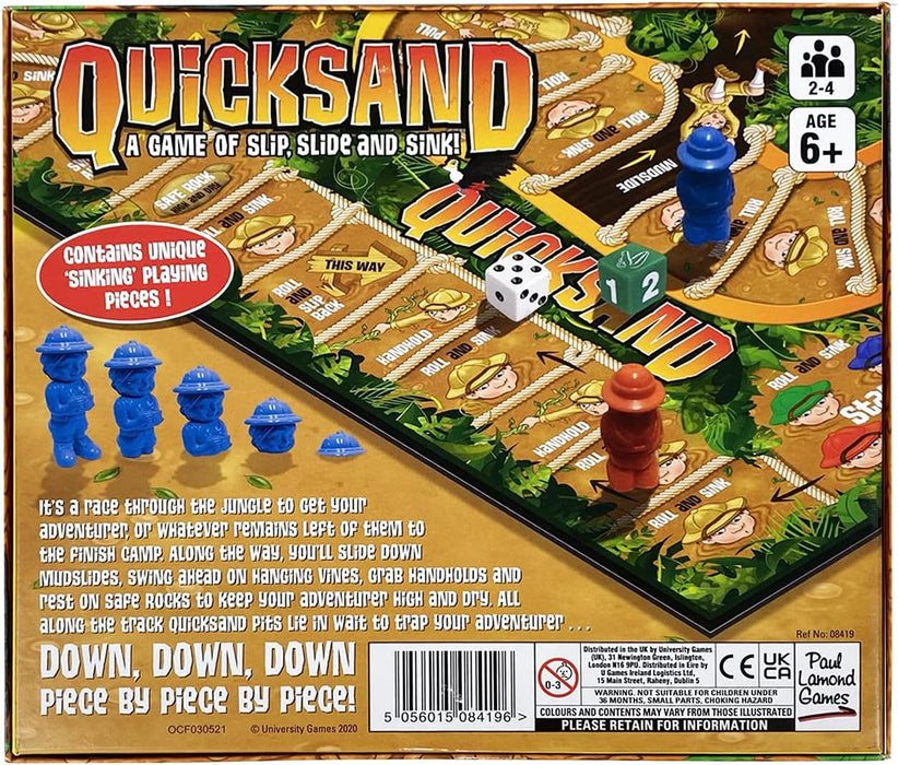 University Games Quicksand Board Game, Multicoloured, Large, 08419