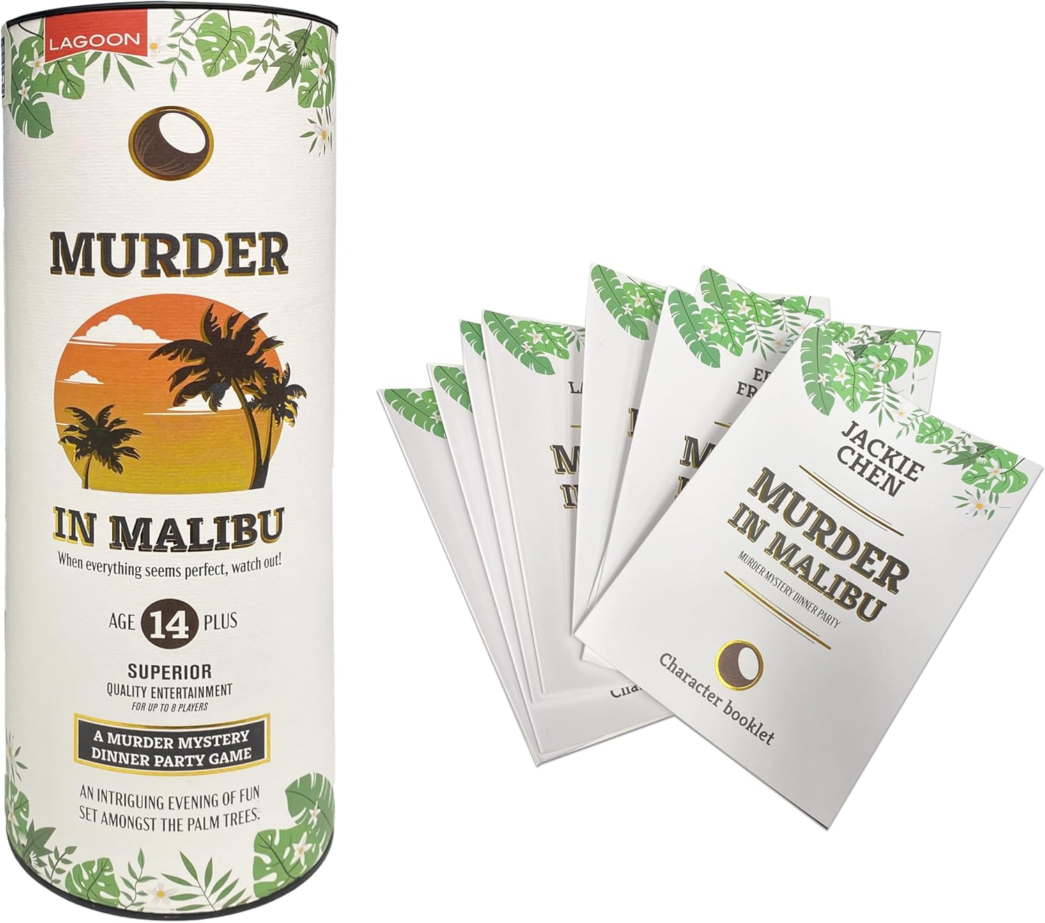University Games Murder in Malibu Murder Mystery Game
