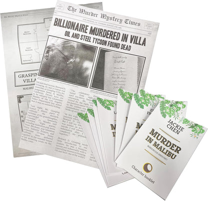 University Games Murder in Malibu Murder Mystery Game