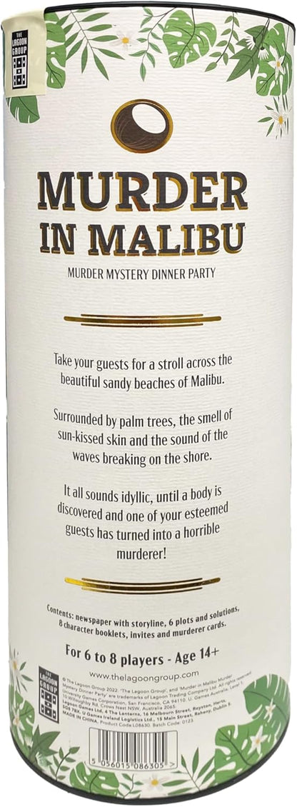 University Games Murder in Malibu Murder Mystery Game