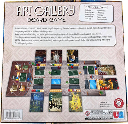 University Games Art Gallery Board Game