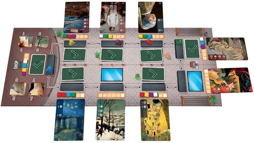 University Games Art Gallery Board Game