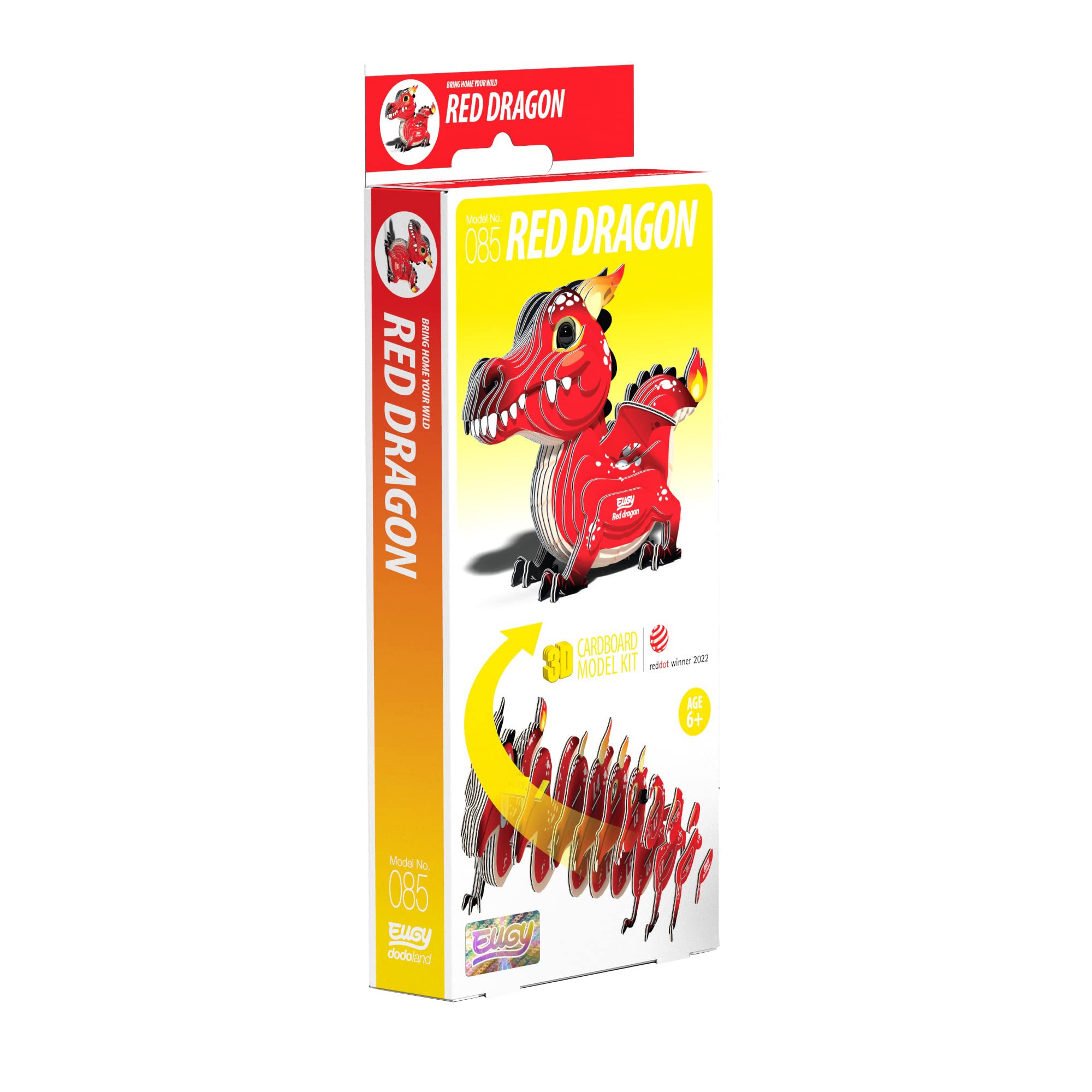 EUGY Red Dragon Craft Kit