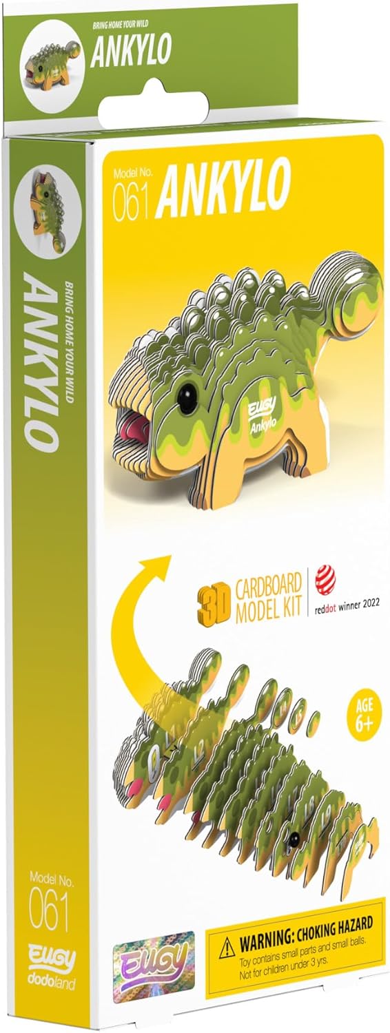 EUGY Ankylo 3D Model Craft Kit