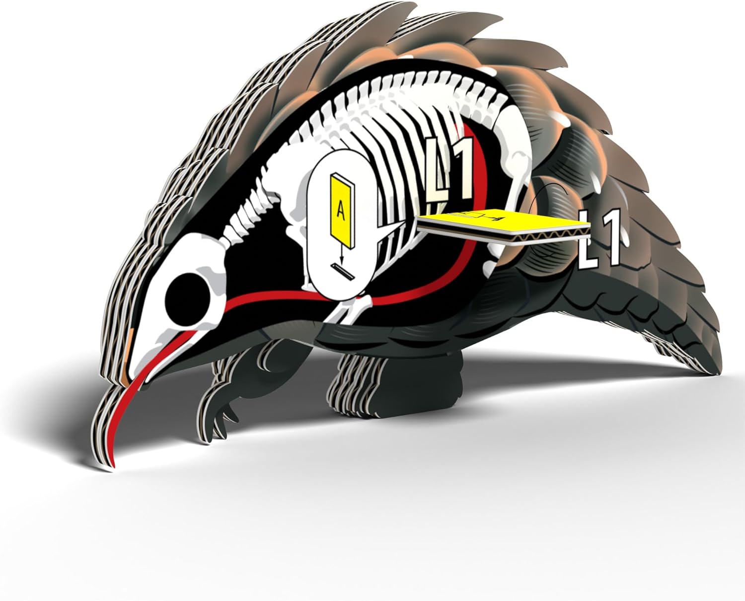 EUGY Pangolin 3D Model Craft Kit