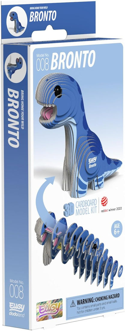 EUGY D5071 Brontosaurus 3D Model Craft Kit