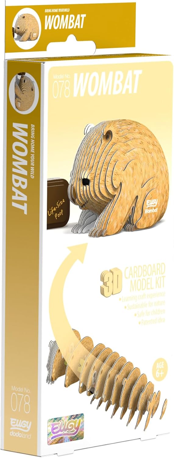 EUGY D5074 Wombat 3D Model Craft Kit