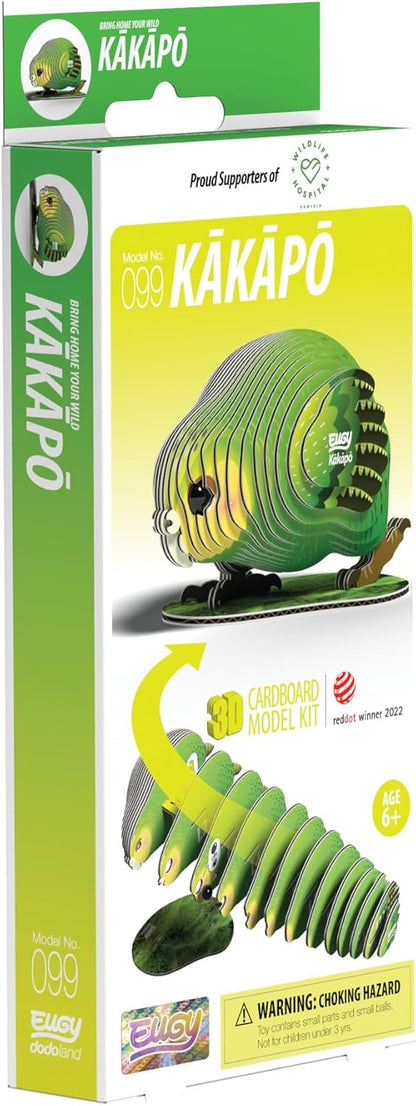 EUGY D5076 Kakapo 3D Model Craft Kit